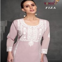 VAMIKA FIZA D.NO 1821 COLOUR TOP WITH PANT LATEST DESIGN COLLECTION