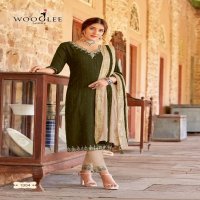 WOOGLEE KAAVISHA LATEST 3PCS READYMADE SUITS FOR WOMEN