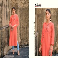 KALAROOP KAVIYA FULL STITCH FANCY WEAVING LONG KURTI CATALOG