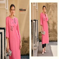 KALAROOP KAVIYA FULL STITCH FANCY WEAVING LONG KURTI CATALOG