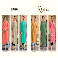 KALAROOP KAVIYA FULL STITCH FANCY WEAVING LONG KURTI CATALOG