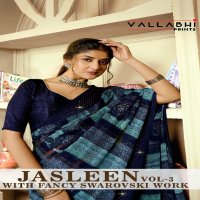Vallabhi Jasleen Vol-3 Wholesale Fancy Swaroski Work Sarees