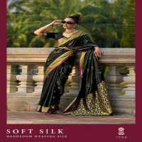 Rajtex Soft Silk Wholesale Handloom Weaving Silk Party Wear Sarees