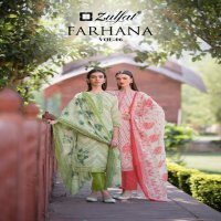 FARHANA VOL 6 BY ZULFAT COMFORTABLE COTTON PAKISTANI SALWAR SUIT DRESS MATERIAL