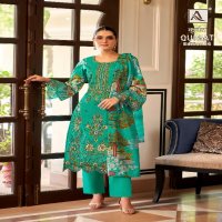 Alok Qurbat Vol-16 Wholesale Zam Cotton With Work Dress Material