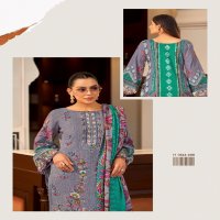 Alok Qurbat Vol-16 Wholesale Zam Cotton With Work Dress Material