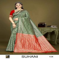 Ronisha Suhani Wholesale Banarasi Silk Ethnic Sarees