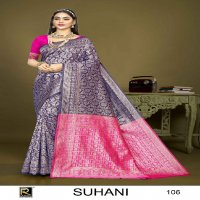 Ronisha Suhani Wholesale Banarasi Silk Ethnic Sarees