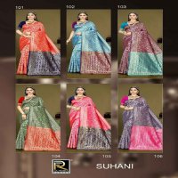 Ronisha Suhani Wholesale Banarasi Silk Ethnic Sarees