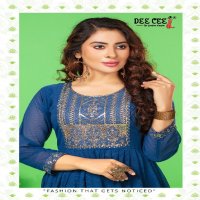 Dee Cee Smarta Wholesale Georgette Plain Anarkali Style Kurtis