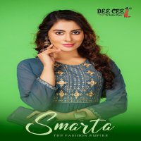 Dee Cee Smarta Wholesale Georgette Plain Anarkali Style Kurtis