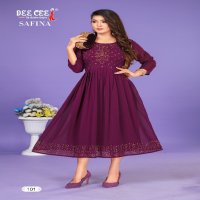 Dee Cee Safina Wholesale Flared Long Anarkali Style Kurtis