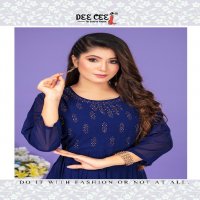 Dee Cee Safina Wholesale Flared Long Anarkali Style Kurtis