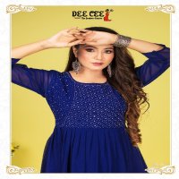 Dee Cee Sehar Wholesale Flared Long Kurti Anarkali Style Kurtis