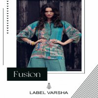 Varsha Fusion Wholesale Muslin Silk Top With Plazzo