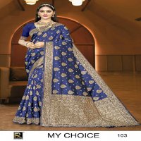 Ronisha My Choice Wholesale Banarasi Silk Indian Sarees