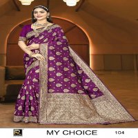 Ronisha My Choice Wholesale Banarasi Silk Indian Sarees