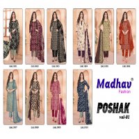 Madhav Poshak Vol-1 Wholesale Pure Cotton Printed Dress Material