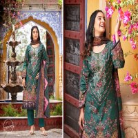 MUMTAZ ARTS MUSAFIR VOL 5 PAKISTANI SALWAR KAMEEZ WITH HEAVY NECK EMBROIDERY WORK