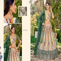 Zeel Clothing Lavanya Chinon Fabric Designer Lehengas