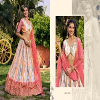 Zeel Clothing Lavanya Chinon Fabric Designer Lehengas