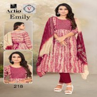 Artio Emily Wholesale Embroidery Work Galla Readymade Suits