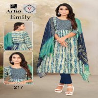 Artio Emily Wholesale Embroidery Work Galla Readymade Suits