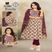 Artio Emily Wholesale Embroidery Work Galla Readymade Suits