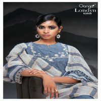 Ganga Londyn S2558 Wholesale Premium Cotton With Embroidery Suits