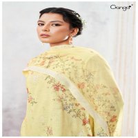 Ganga Emine S2532 Wholesale Premium Cotton Linen With Hand Work Suits
