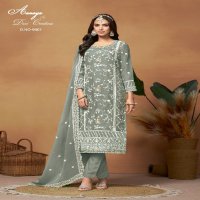 Twisha Aanaya Vol-190 By Dani Creations Wholesale Soft Organza Straight Suits