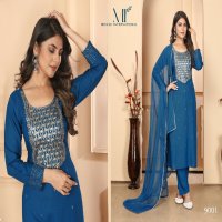 Moksh Rashmi Vol-1 Wholesale Premium Reyon With Embroidery Kurti Pant And Dupatta