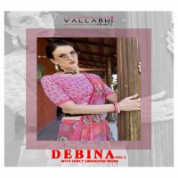 Vallabhi Debina Vol-2 Wholesale With Fancy Swarovski Work Sarees