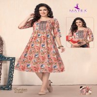 Mayra Gunjan Vol-1 Wholesale Pure Reyon Short Flair Kurtis