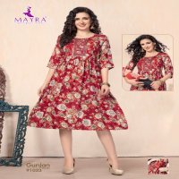 Mayra Gunjan Vol-1 Wholesale Pure Reyon Short Flair Kurtis