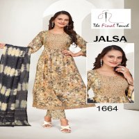 The Final Touch Jalsa Wholesale Capsule Print Anarkali Tops With Pant And Dupatta