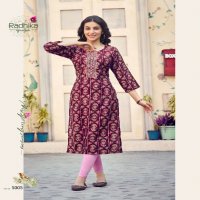 RADHIKA LIFESTYLE CHARMING VOL 5 READYMADE STRAIGHT KURTI CATALOG