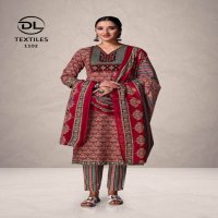 DL Textiles Top Secret Vol-1 Wholesale Neck Work Readymade Salwar Suits