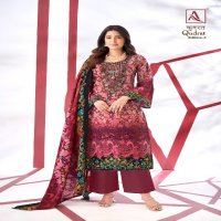 ALOK SUIT QUDRAT VOL 3 ELEGANT LOOK COTTON PAKISTANI FANCY EMBROIDERED SALWAR SUIT