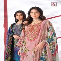 ALOK SUIT QUDRAT VOL 3 ELEGANT LOOK COTTON PAKISTANI FANCY EMBROIDERED SALWAR SUIT