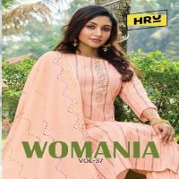 HRU WOMANIS VOL 37 READYMADE STYLISH DESIGN COTTON VISCOSE SALWAR KAMEEZ