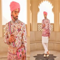 Rewaa Meera Mohan Wholesale Designer Women Lehengas With Mens Sherwani