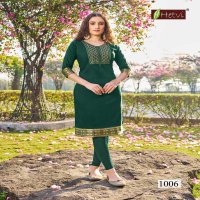 BINDI BY HETVI LOOKING BEAUTIFUL READYMADE SILK SLUB LONG KURTI