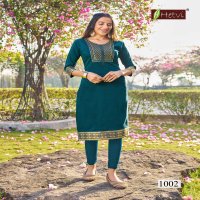 BINDI BY HETVI LOOKING BEAUTIFUL READYMADE SILK SLUB LONG KURTI