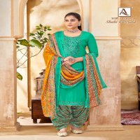 ALOK SUIT PRESENTS SHAHI PATIYALA EMBELLISHED VISCOSE SALWAR KAMEEZ MATERIAL