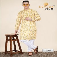 Outluk Vol-15 Wholesale Pintex Lakhnowi Work Kurta With Pajama