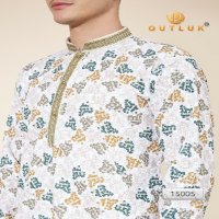 Outluk Vol-15 Wholesale Pintex Lakhnowi Work Kurta With Pajama