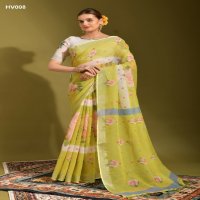 Fashion Berry Linen Jumka Vol-2 Wholesale Smooth Linen Ethnic Sarees