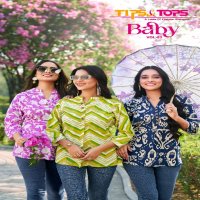 TIPS AND TOPS BABY VOL 3 FANCY WESTERN WEAR READYMADE SHORT TOPS
