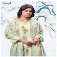 Ganga Lakelyn S2612 Wholesale Premium Woven Jacquard Solid Salwar Suits